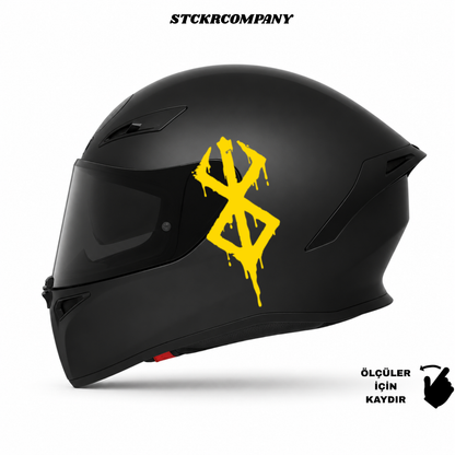 Berserk Sembol Kask Sticker