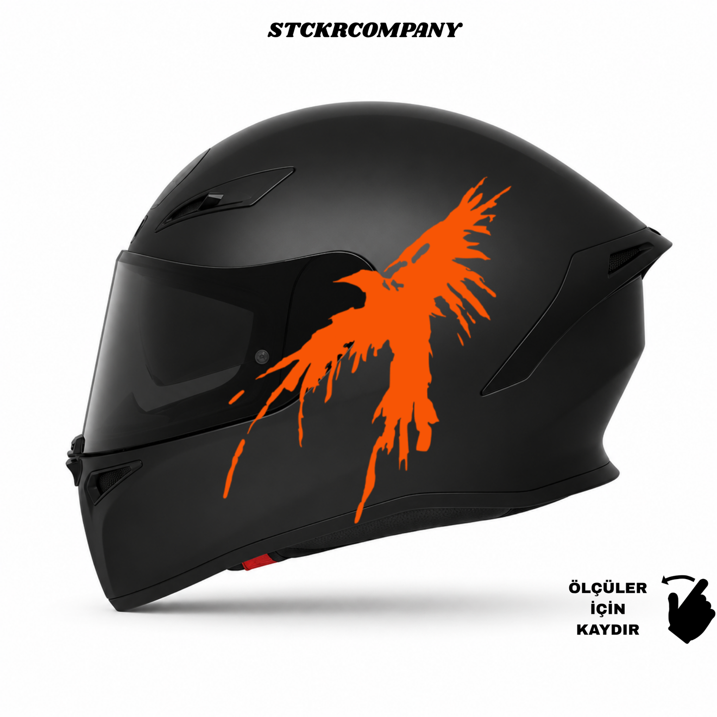 Kuzgun Kask Sticker