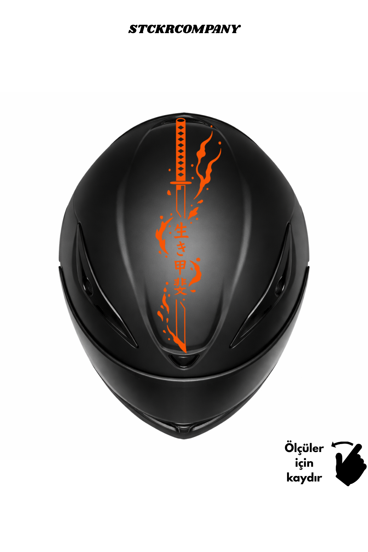 Katana Kask Sticker - Kask Üstü Sticker | STCKRCOMPANY