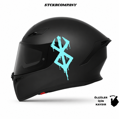 Berserk Sembol Kask Sticker