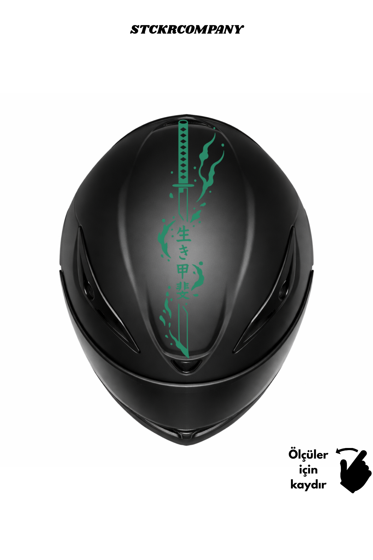 Katana Kask Sticker - Kask Üstü Sticker | STCKRCOMPANY