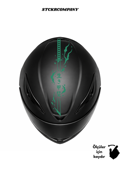 Katana Kask Sticker - Kask Üstü Sticker | STCKRCOMPANY