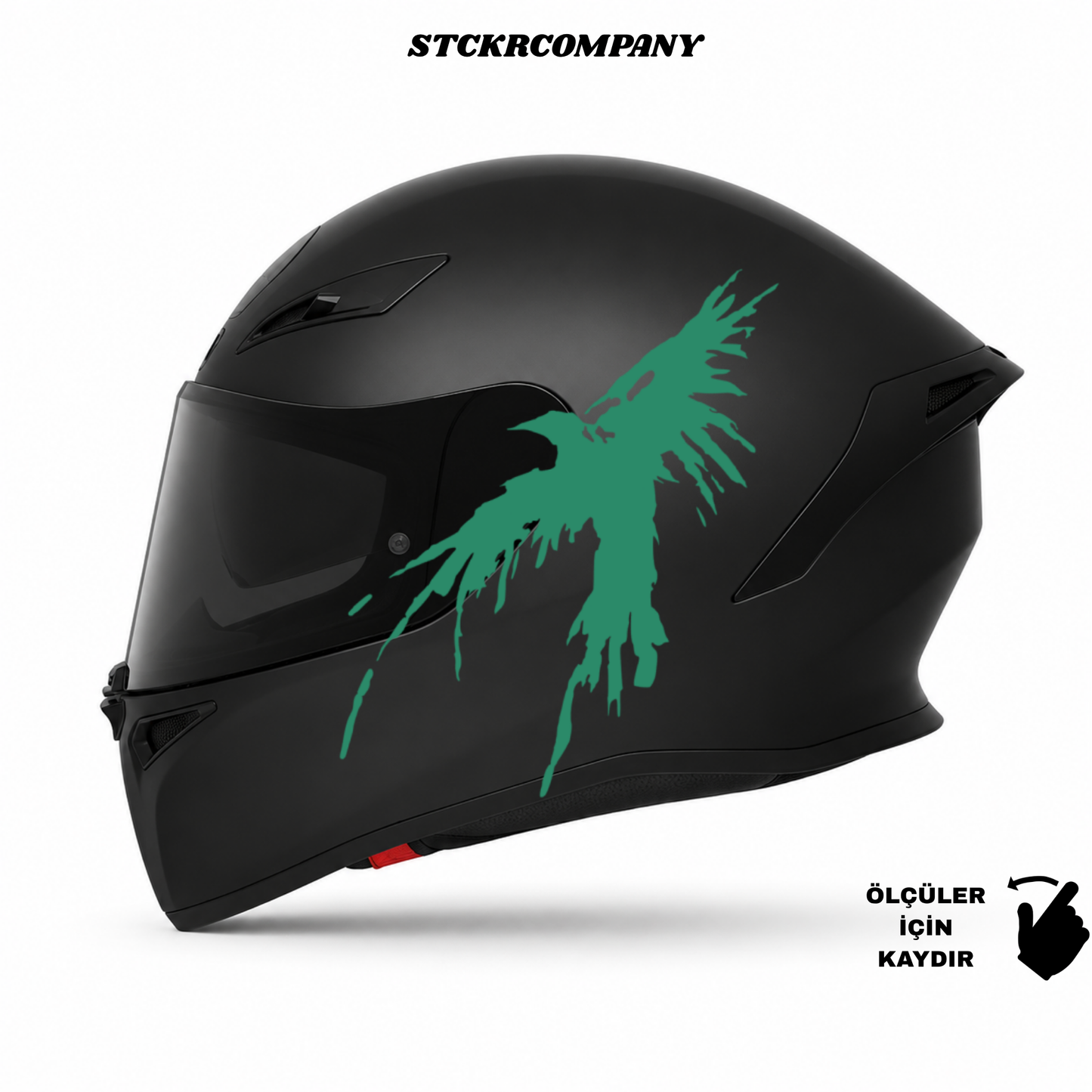 Kuzgun Kask Sticker