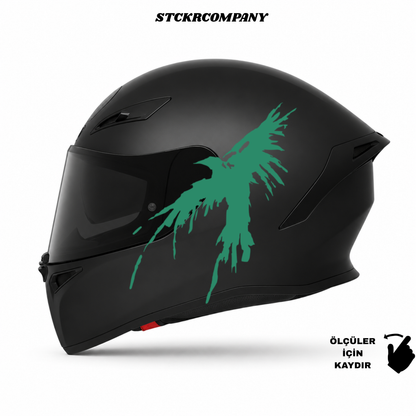 Kuzgun Kask Sticker