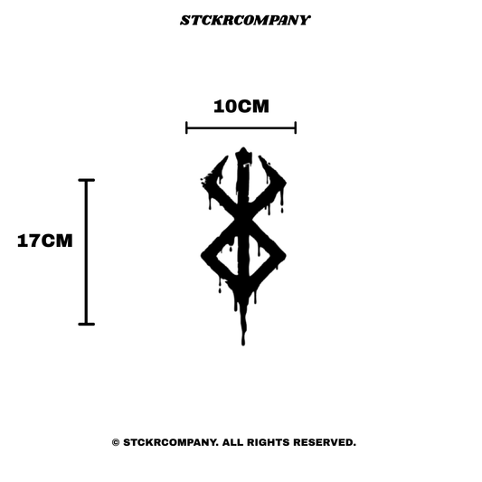 Berserk Sembol Kask Sticker | STCKRCOMPANY