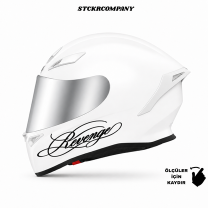 Revenge Kask Sticker - Kask Çene Sticker | STCKRCOMPANY