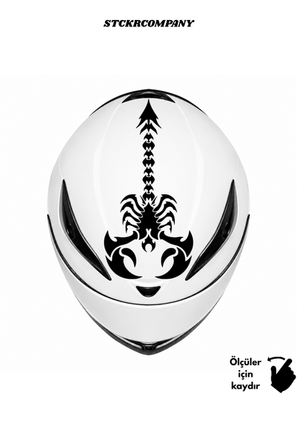 Akrep Kask Sticker - Kask Üstü Sticker | STCKRCOMPANY