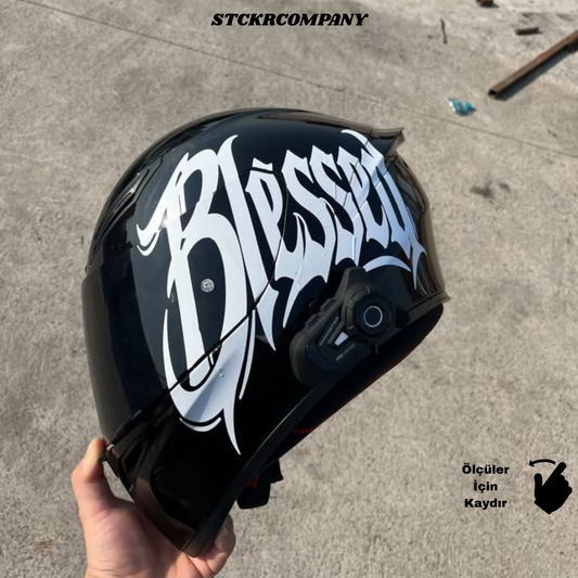 Blessed Büyük Kask Sticker | STCKRCOMPANY