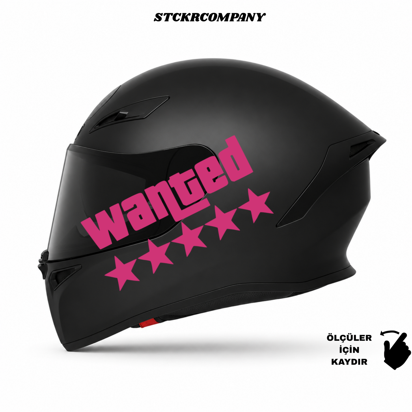 Wanted Kask Sticker