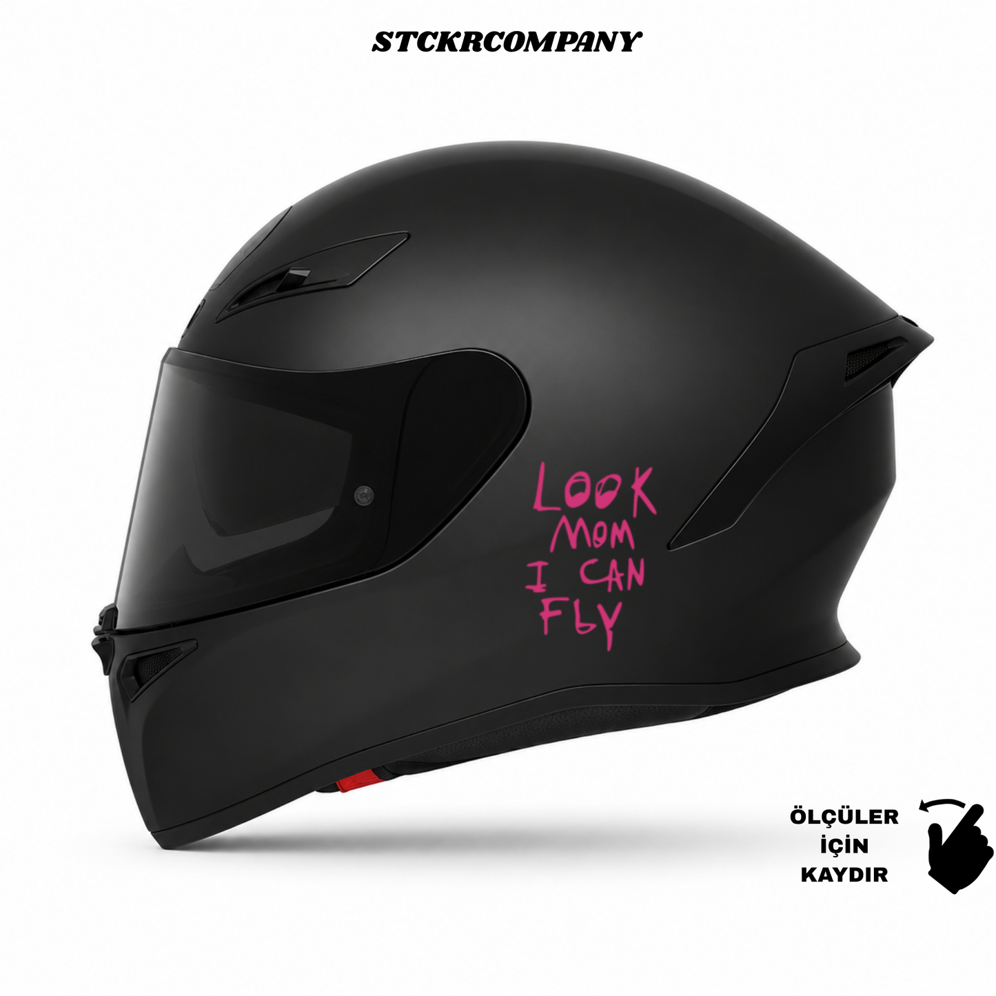 Look Mom I Can Fly - Minimal Kask ve Motor Sticker | STCKRCOMPANY