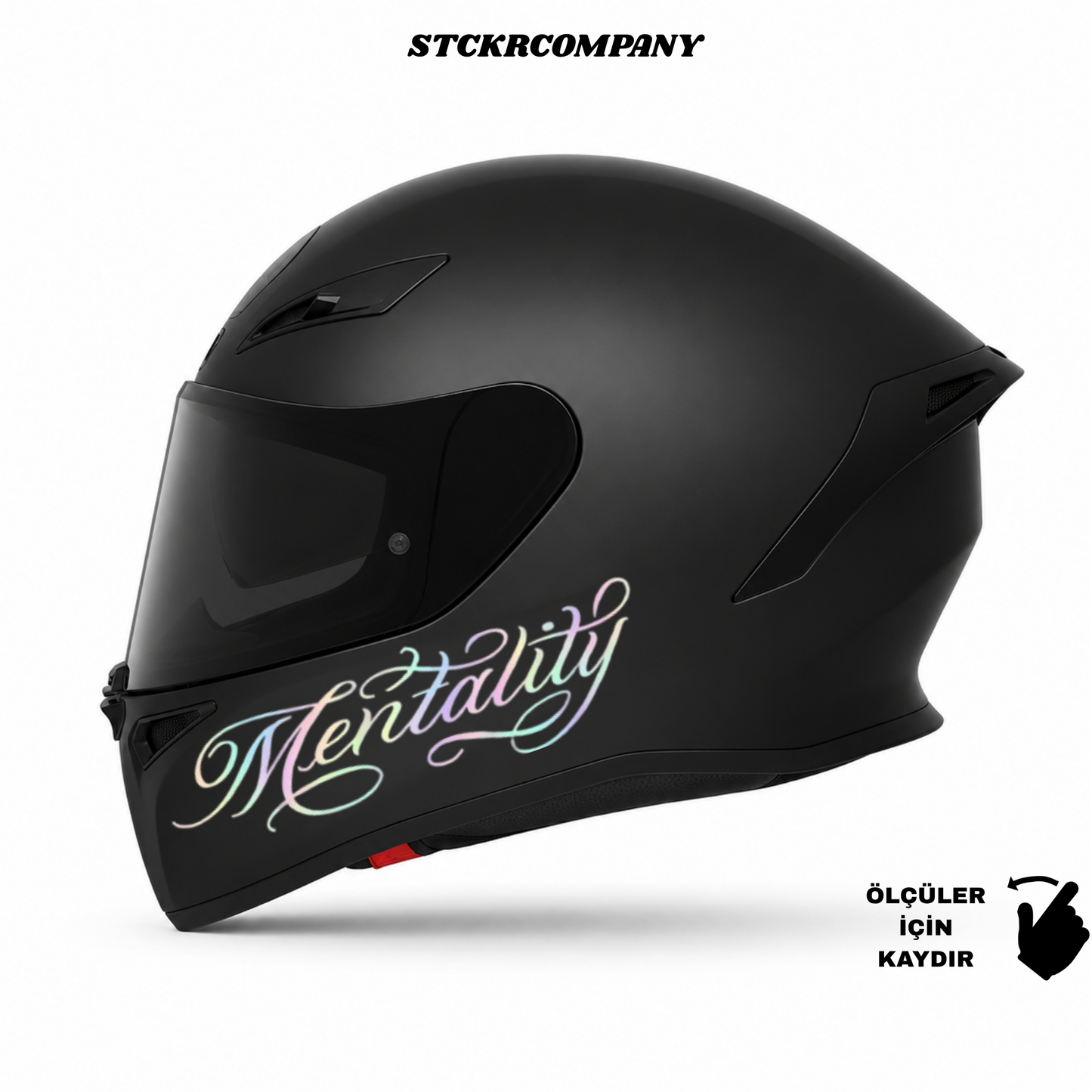 Mentality Kask Sticker - Kask Çene Sticker | STCKRCOMPANY