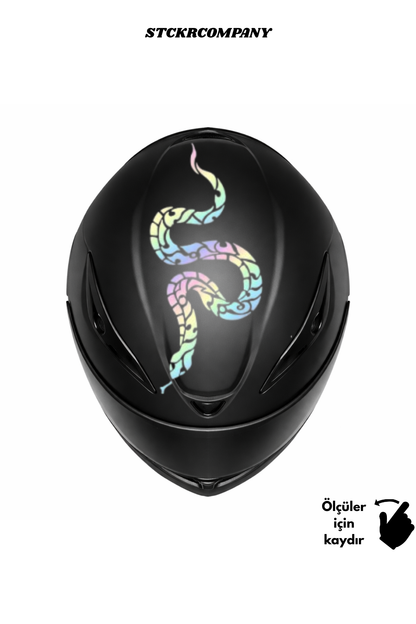 Yılan Kask Sticker - Kask Üstü Sticker | STCKRCOMPANY