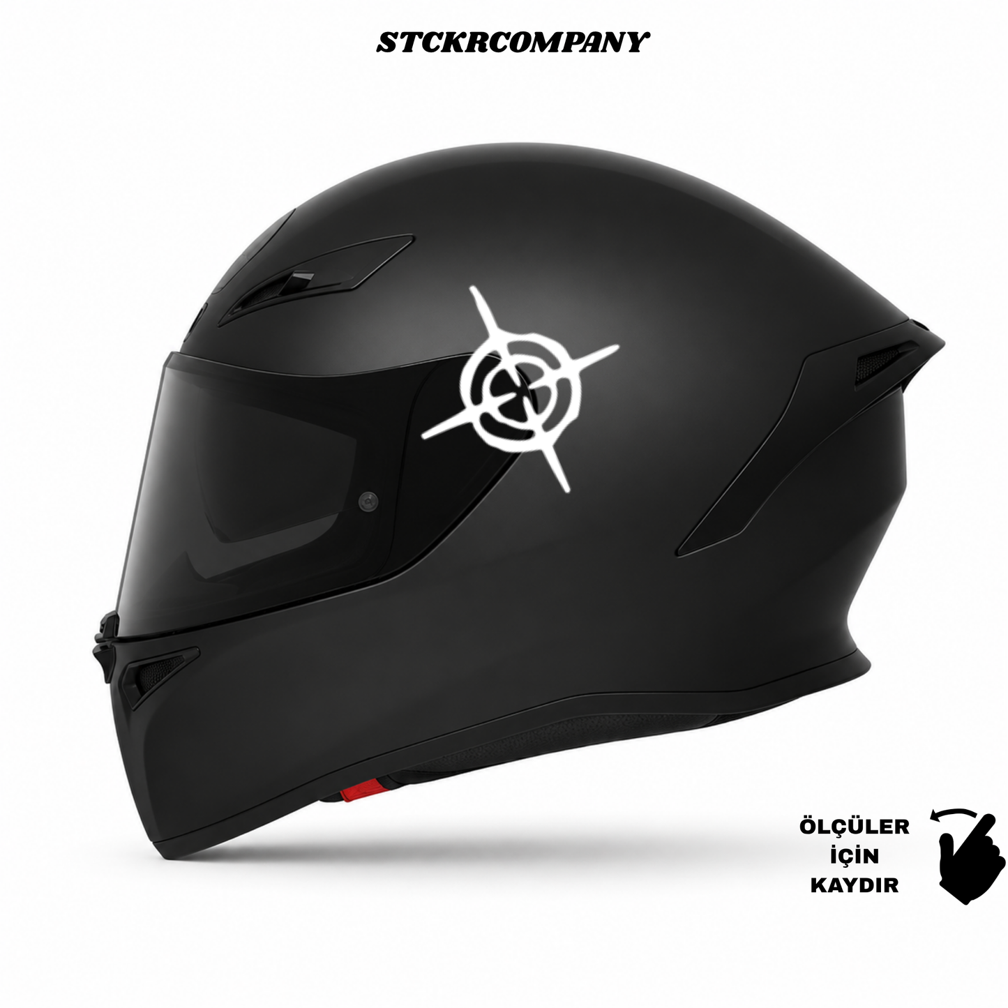 Headshot - Hedef - Minimal Kask ve Motor Sticker | STCKRCOMPANY