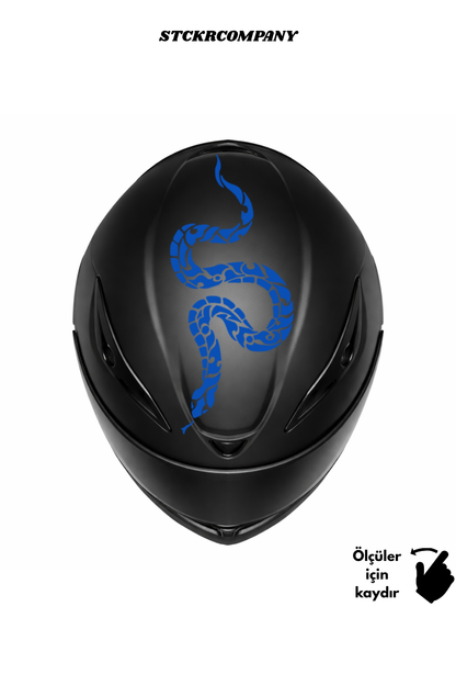 Yılan Kask Sticker - Kask Üstü Sticker | STCKRCOMPANY