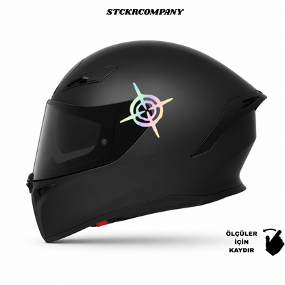 Headshot - Hedef - Minimal Kask ve Motor Sticker | STCKRCOMPANY
