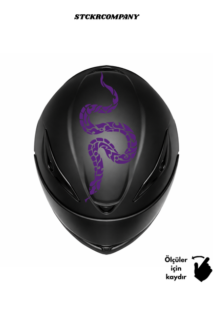 Yılan Kask Sticker - Kask Üstü Sticker | STCKRCOMPANY