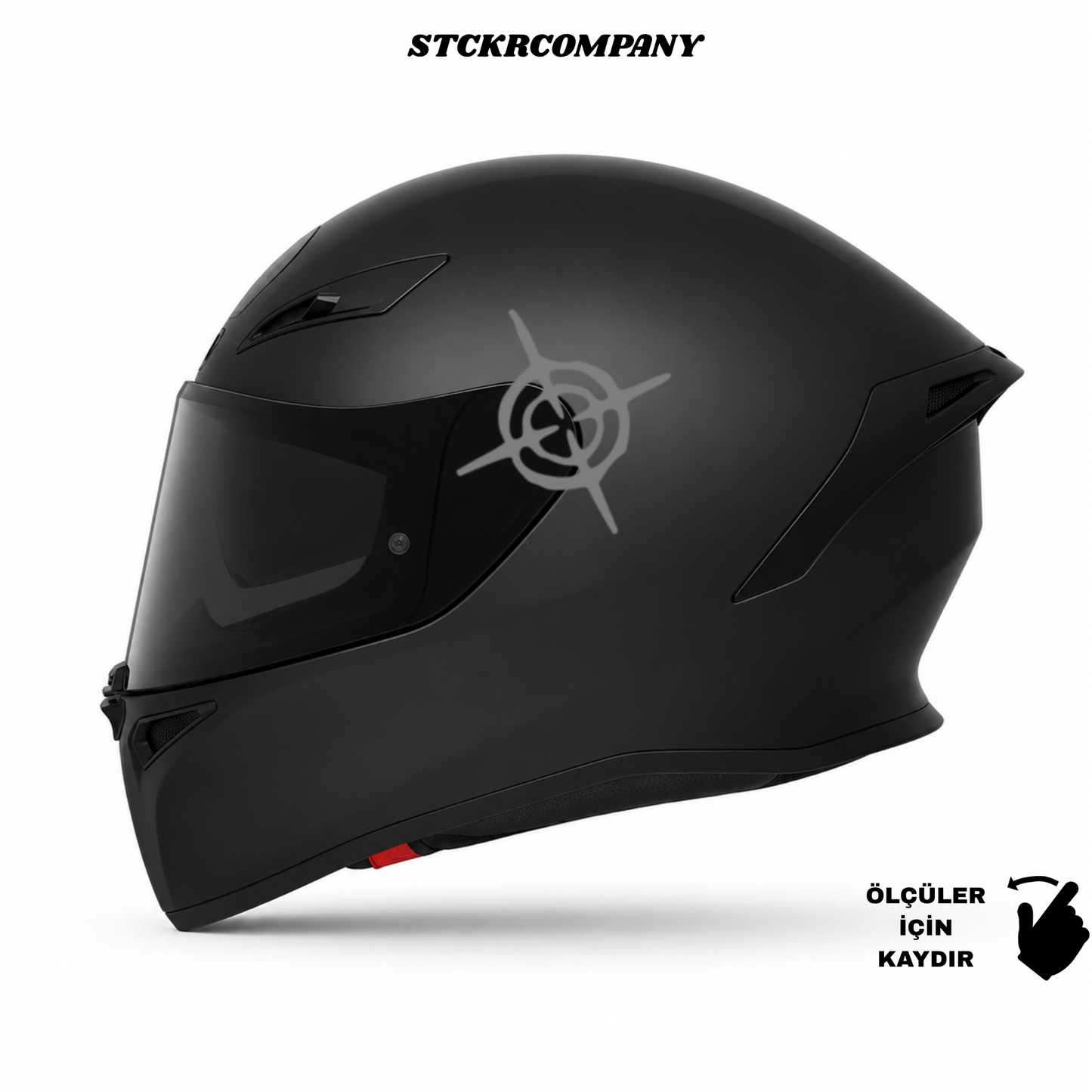 Headshot - Hedef - Minimal Kask ve Motor Sticker | STCKRCOMPANY