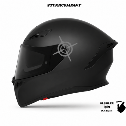 Headshot - Hedef - Minimal Kask ve Motor Sticker | STCKRCOMPANY