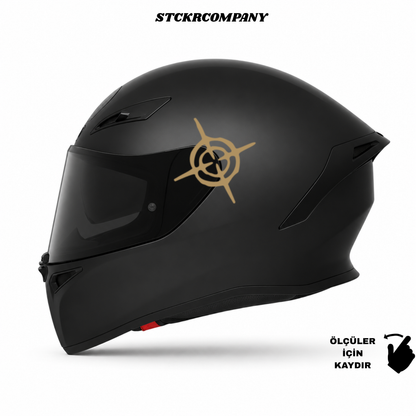 Headshot - Hedef - Minimal Kask ve Motor Sticker | STCKRCOMPANY