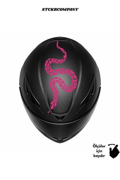 Yılan Kask Sticker - Kask Üstü Sticker | STCKRCOMPANY