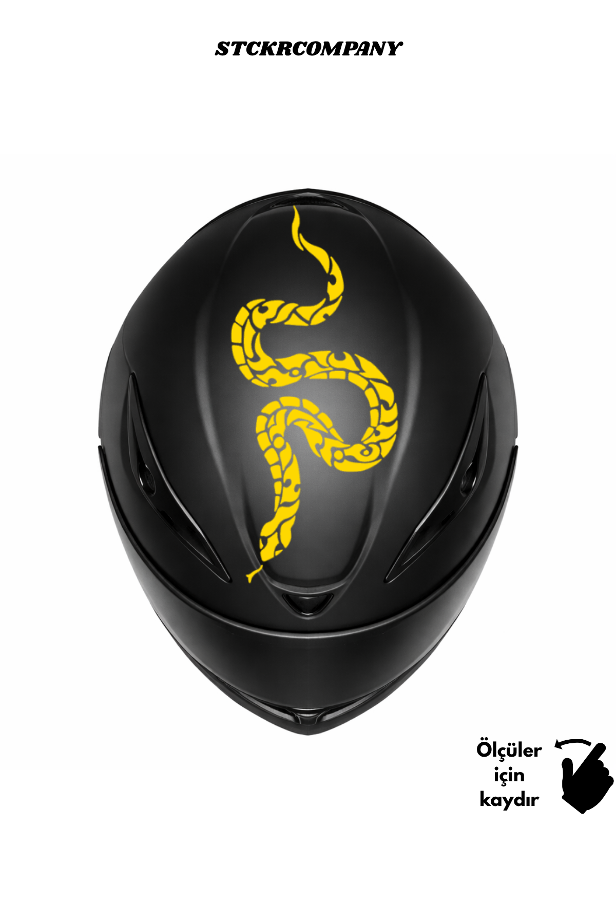 Yılan Kask Sticker - Kask Üstü Sticker | STCKRCOMPANY