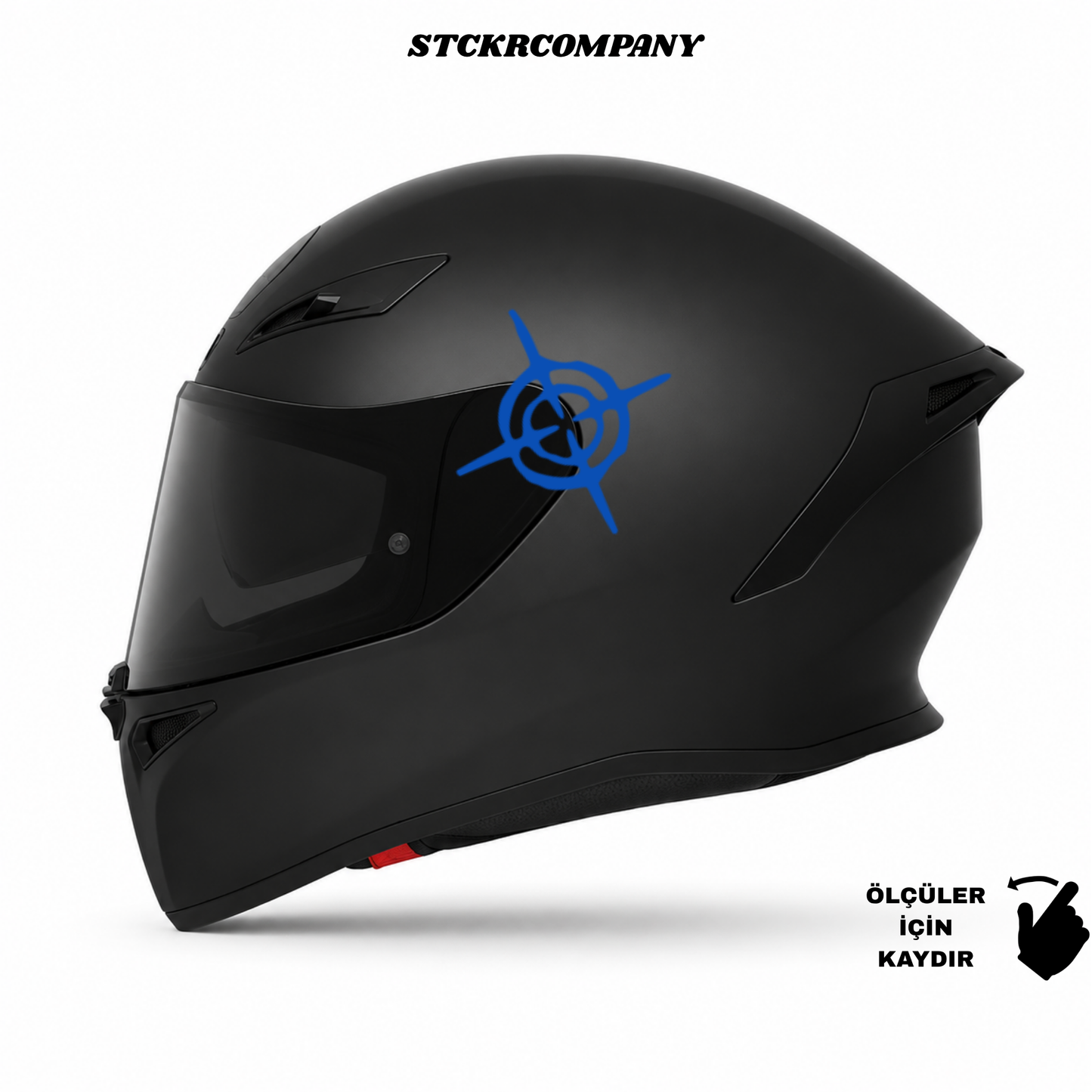 Headshot - Hedef - Minimal Kask ve Motor Sticker | STCKRCOMPANY