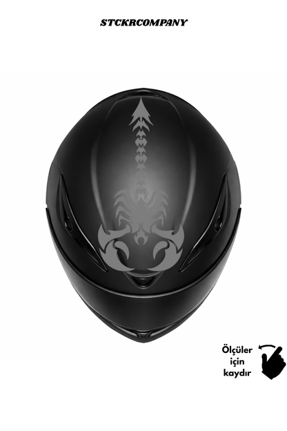 Akrep Kask Sticker - Kask Üstü Sticker | STCKRCOMPANY