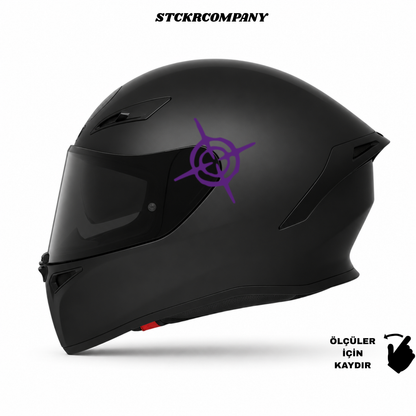Headshot - Hedef - Minimal Kask ve Motor Sticker | STCKRCOMPANY