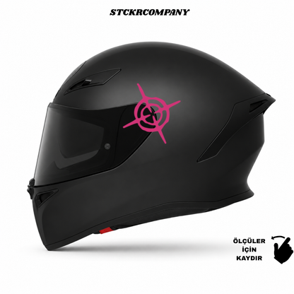 Headshot - Hedef - Minimal Kask ve Motor Sticker | STCKRCOMPANY