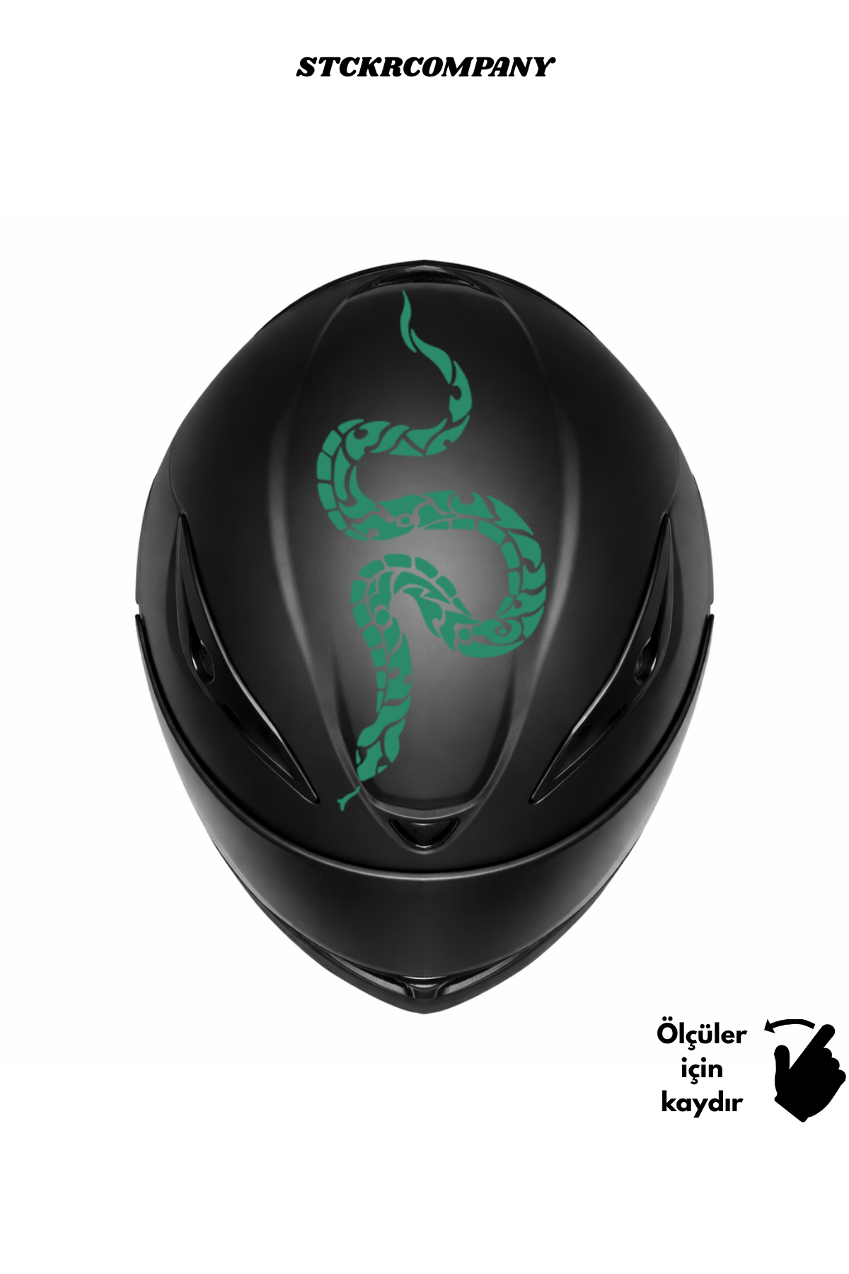 Yılan Kask Sticker - Kask Üstü Sticker | STCKRCOMPANY