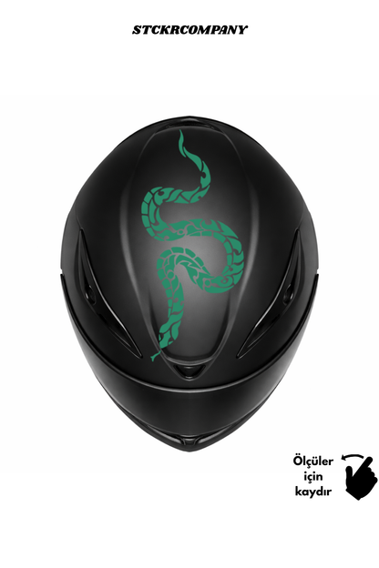 Yılan Kask Sticker - Kask Üstü Sticker | STCKRCOMPANY