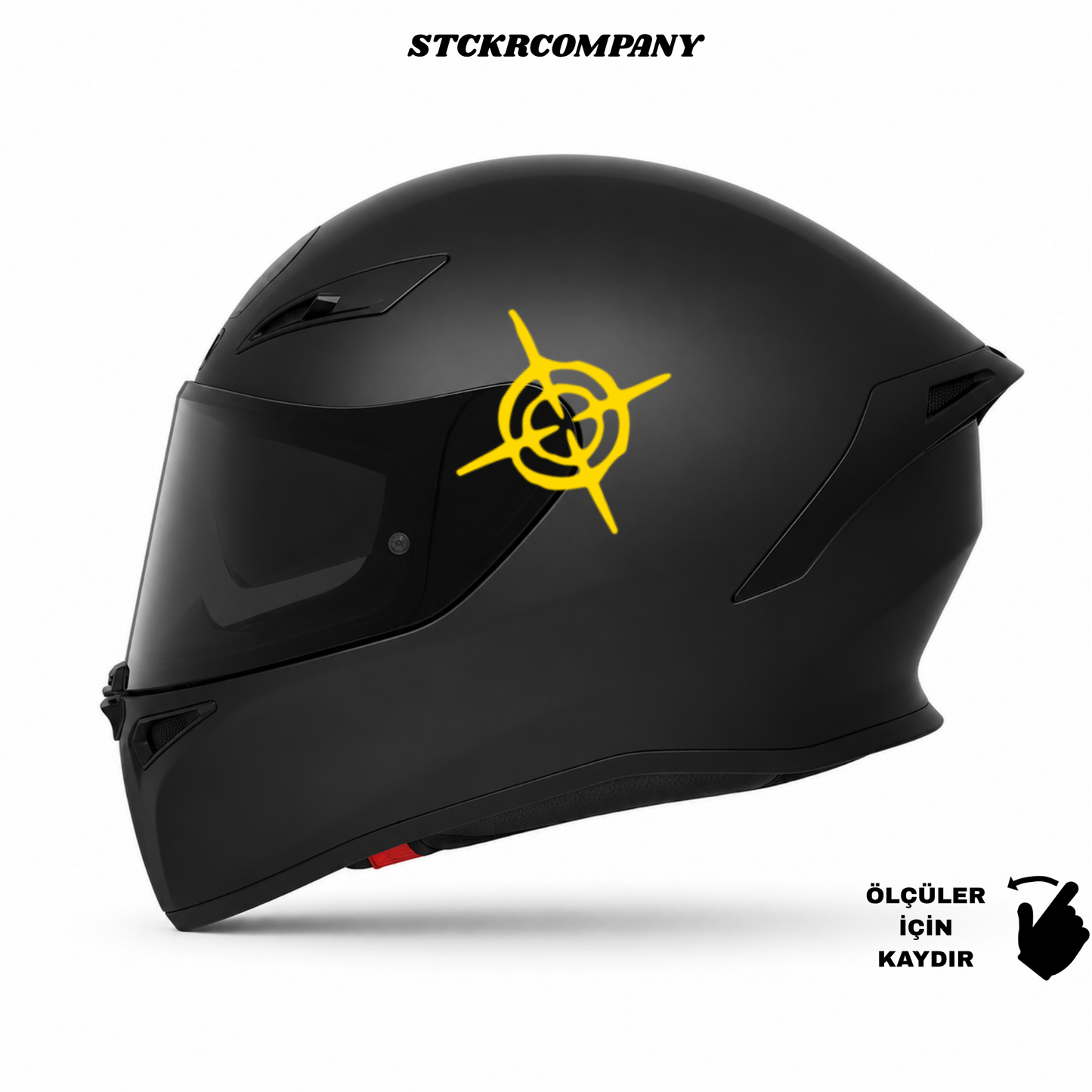 Headshot - Hedef - Minimal Kask ve Motor Sticker | STCKRCOMPANY