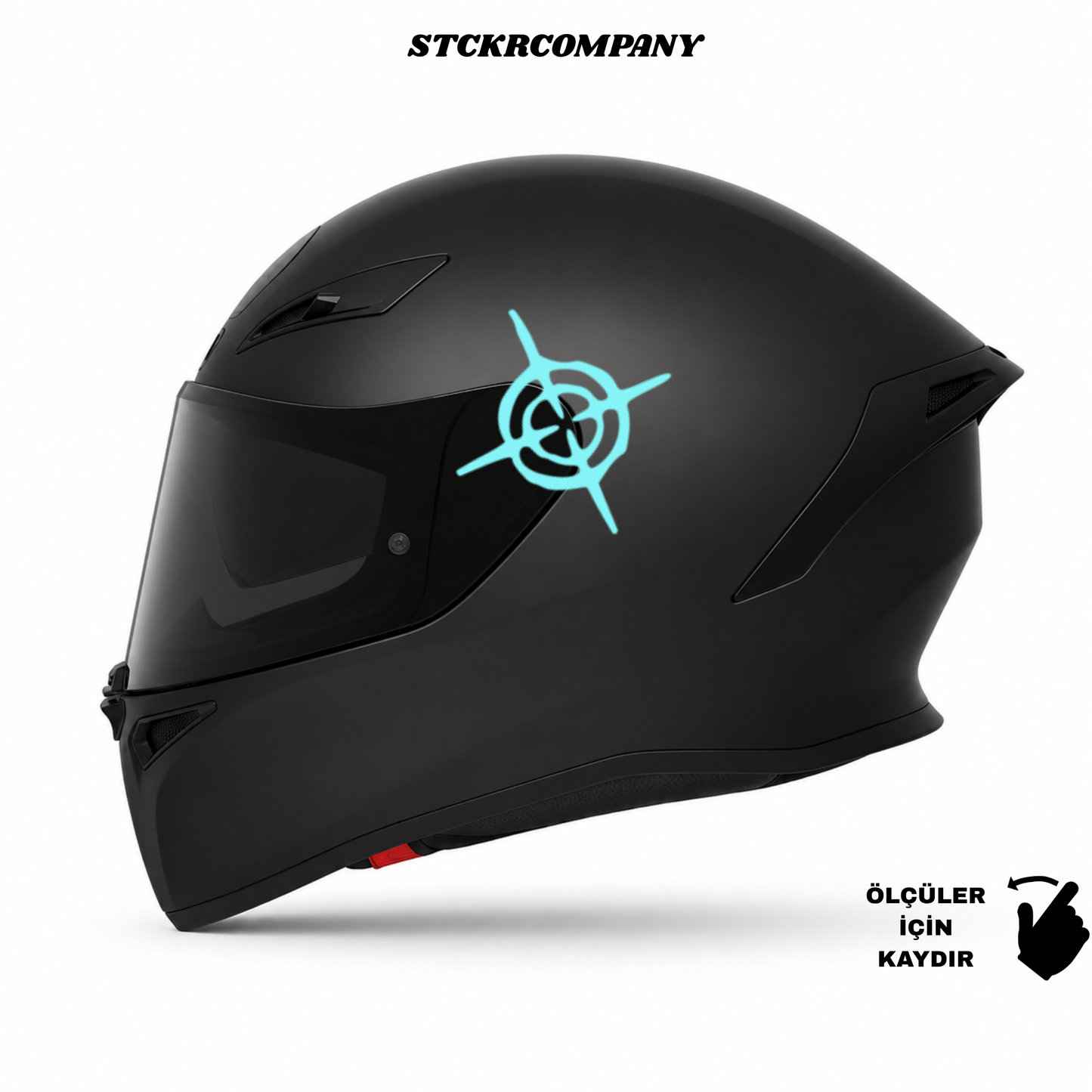 Headshot - Hedef - Minimal Kask ve Motor Sticker | STCKRCOMPANY