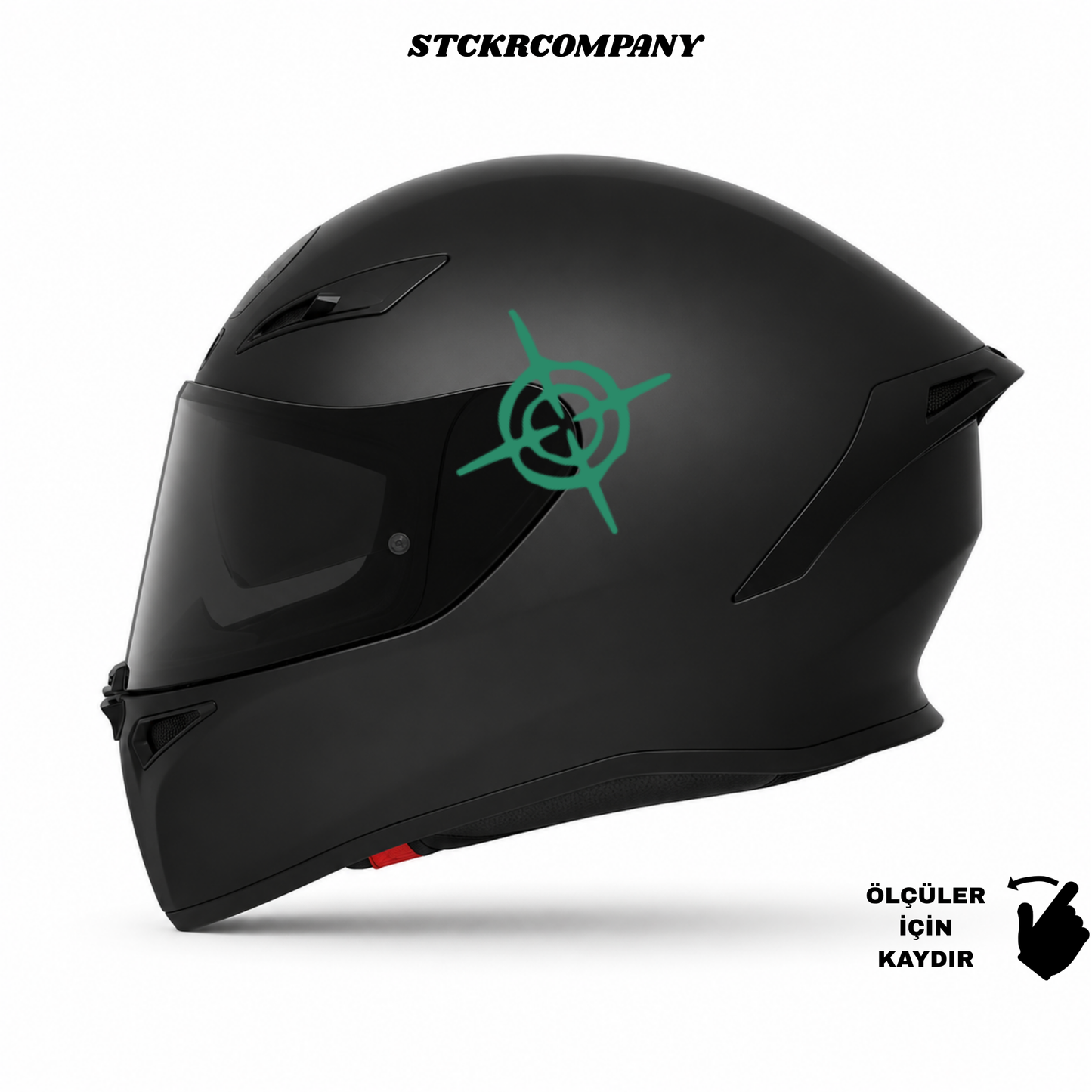 Headshot - Hedef - Minimal Kask ve Motor Sticker | STCKRCOMPANY