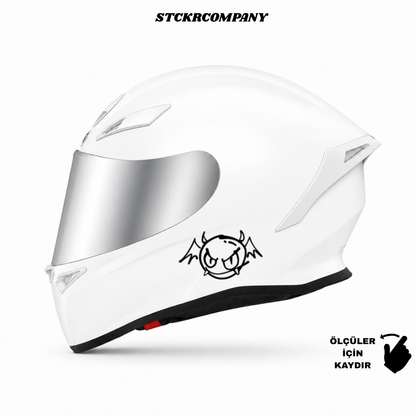 Stckrco. Şeytanı - Minimal Kask ve Motor Sticker | STCKRCOMPANY
