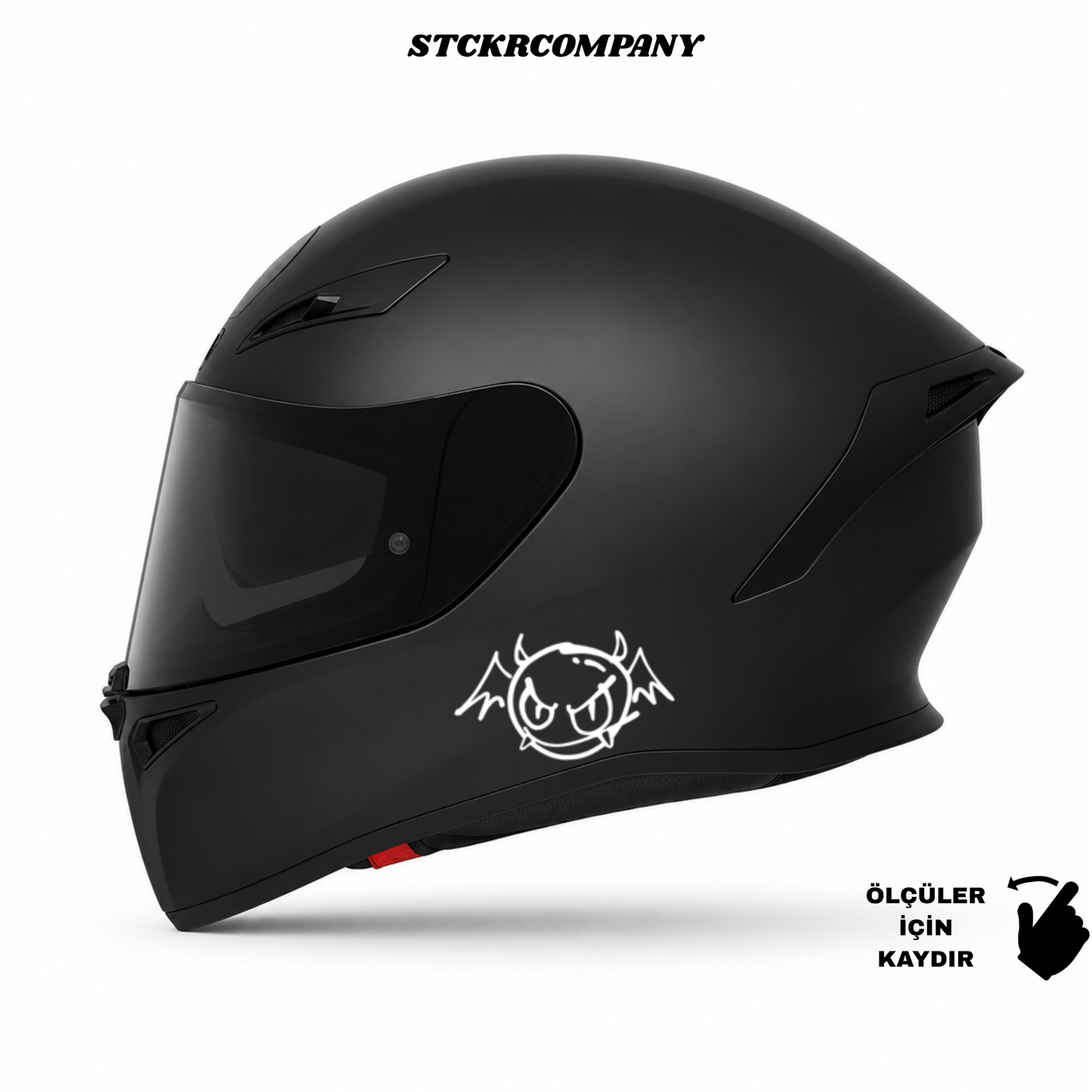Stckrco. Şeytanı - Minimal Kask ve Motor Sticker | STCKRCOMPANY