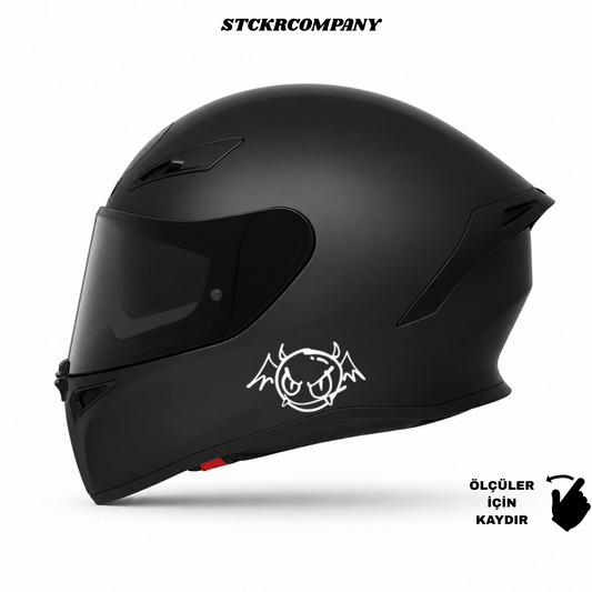 Stckrco. Şeytanı - Minimal Kask ve Motor Sticker | STCKRCOMPANY
