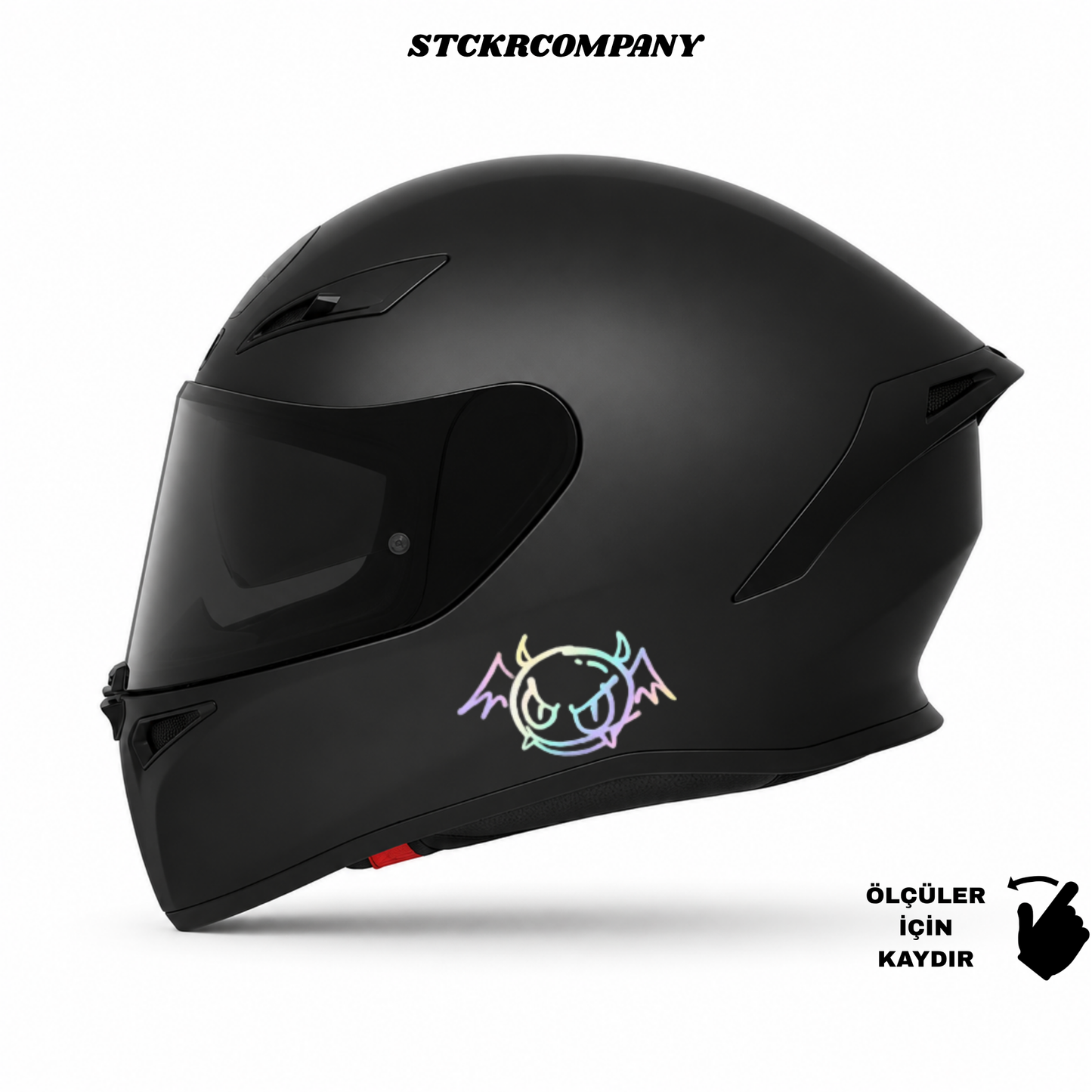 Stckrco. Şeytanı - Minimal Kask ve Motor Sticker | STCKRCOMPANY