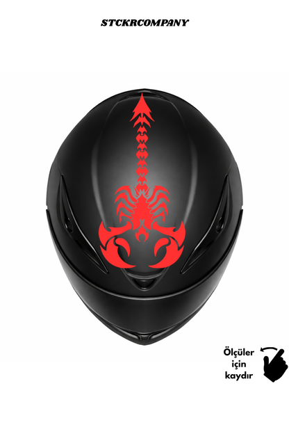 Akrep Kask Sticker - Kask Üstü Sticker | STCKRCOMPANY