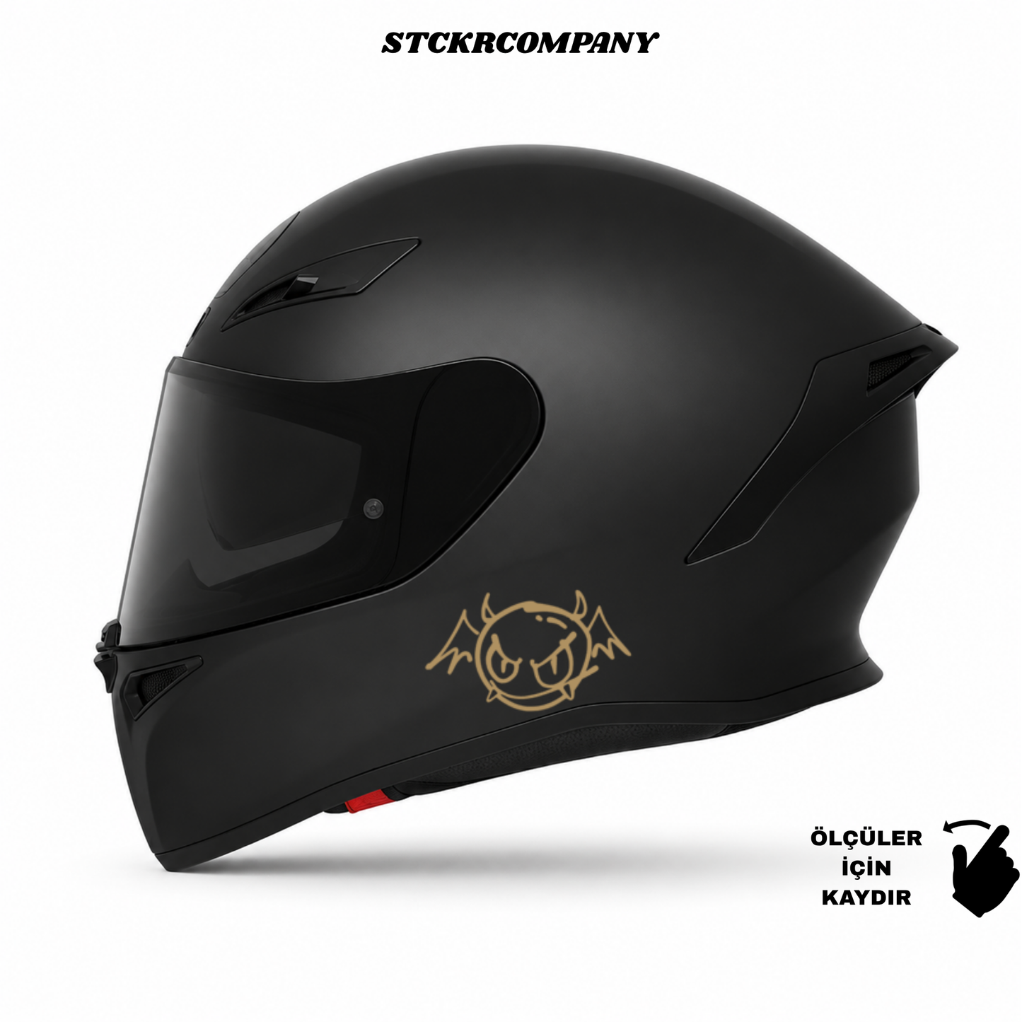 Stckrco. Şeytanı - Minimal Kask ve Motor Sticker | STCKRCOMPANY