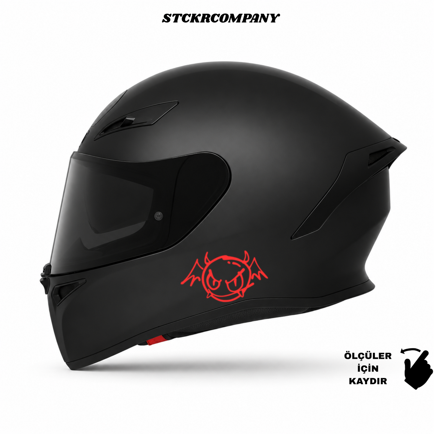 Stckrco. Şeytanı - Minimal Kask ve Motor Sticker | STCKRCOMPANY
