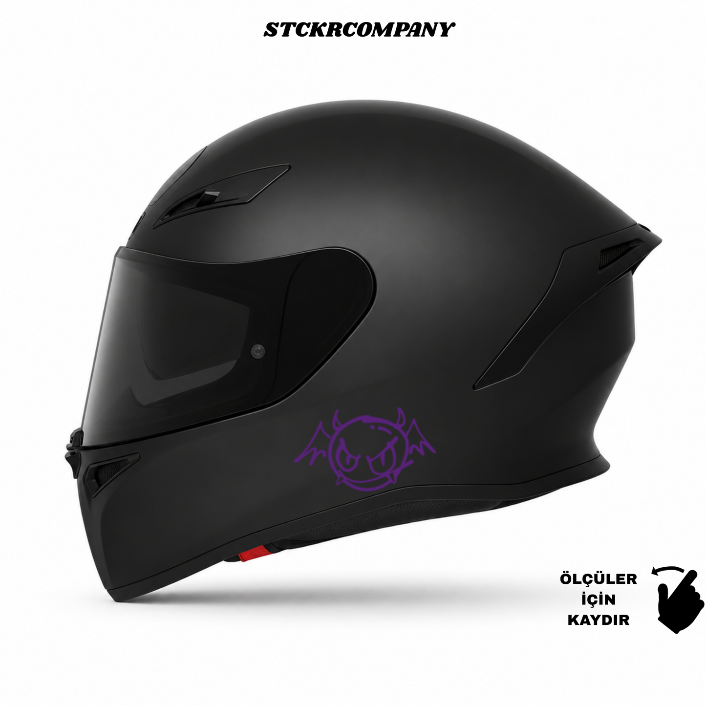 Stckrco. Şeytanı - Minimal Kask ve Motor Sticker | STCKRCOMPANY