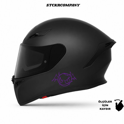 Stckrco. Şeytanı - Minimal Kask ve Motor Sticker | STCKRCOMPANY