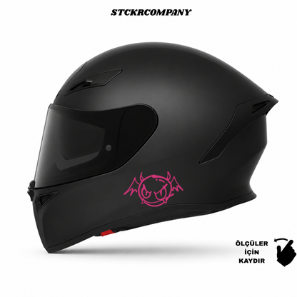 Stckrco. Şeytanı - Minimal Kask ve Motor Sticker | STCKRCOMPANY