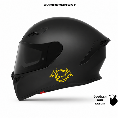 Stckrco. Şeytanı - Minimal Kask ve Motor Sticker | STCKRCOMPANY