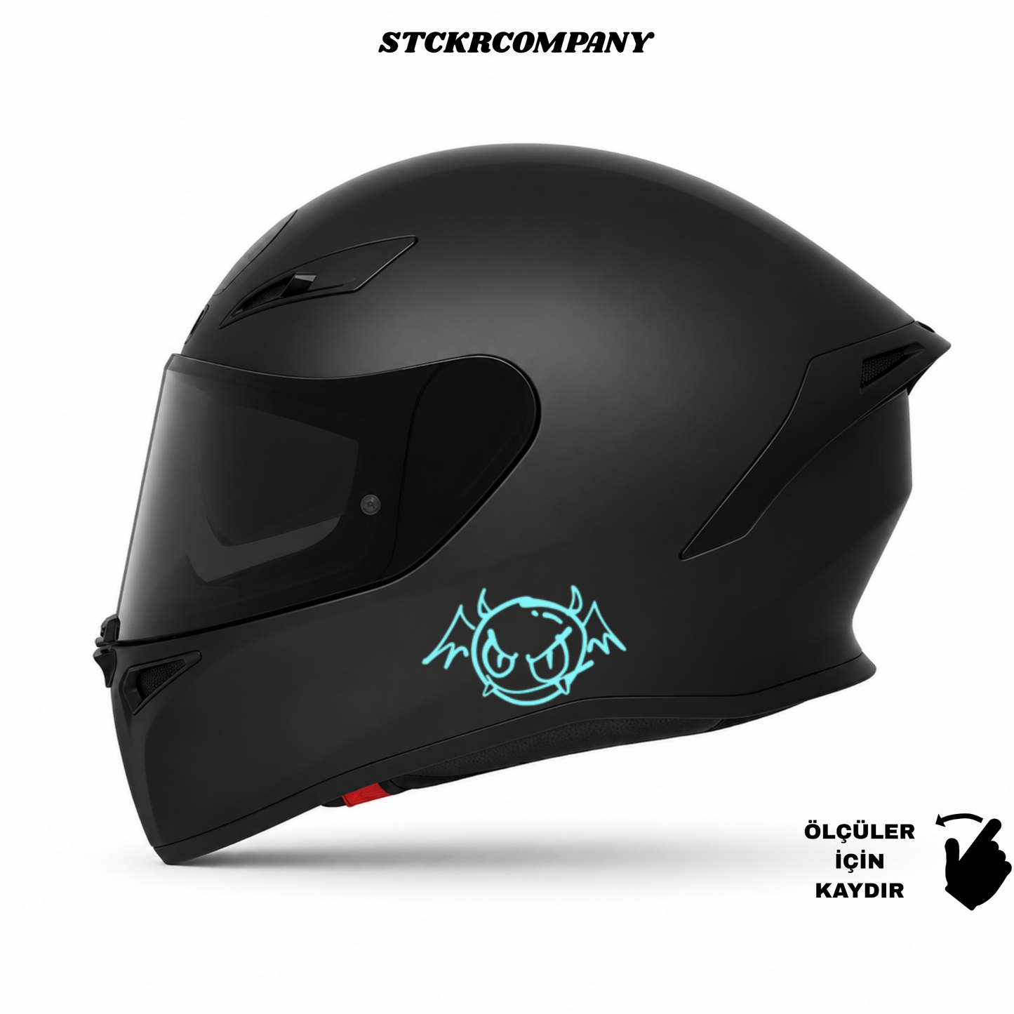 Stckrco. Şeytanı - Minimal Kask ve Motor Sticker | STCKRCOMPANY