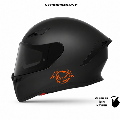 Stckrco. Şeytanı - Minimal Kask ve Motor Sticker | STCKRCOMPANY