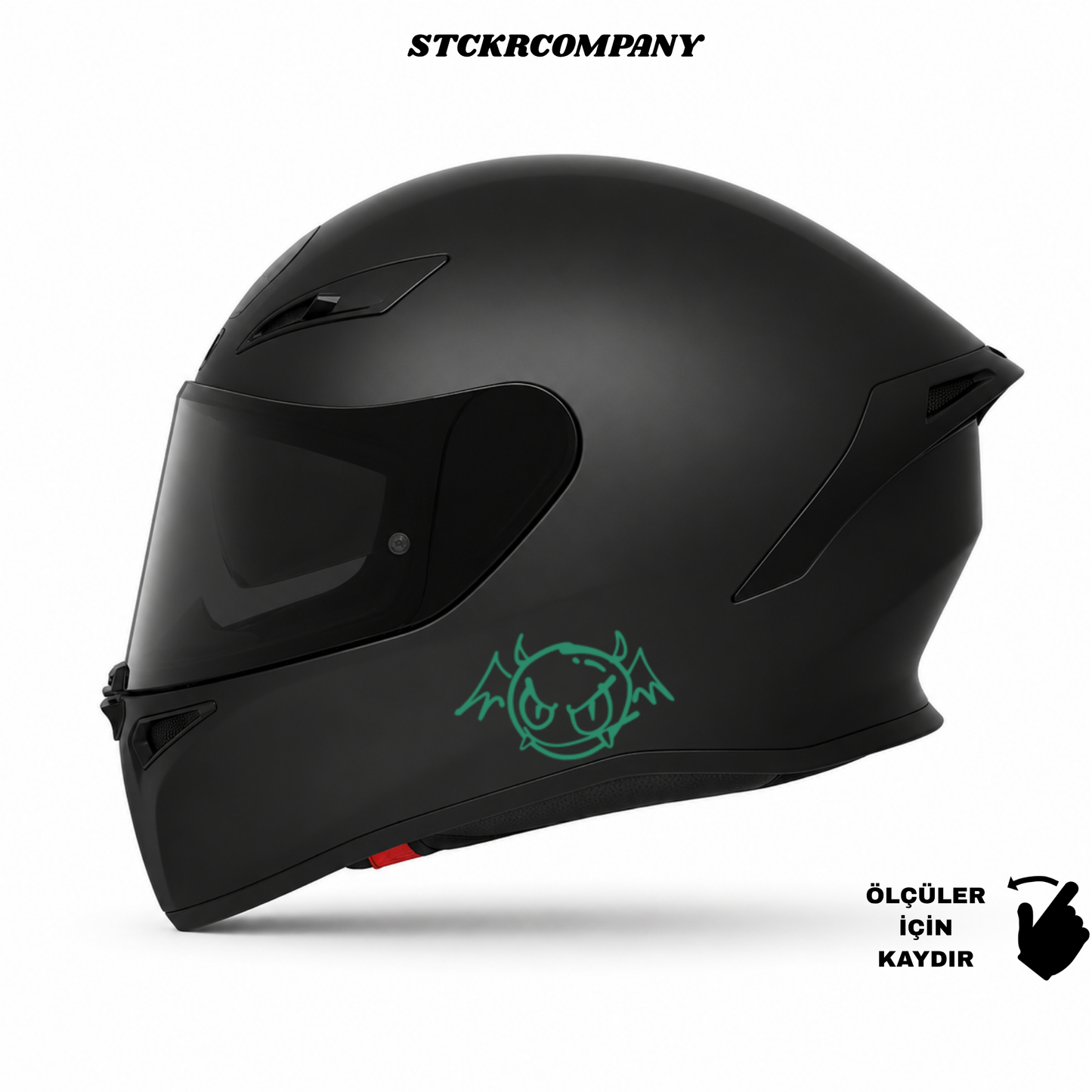 Stckrco. Şeytanı - Minimal Kask ve Motor Sticker | STCKRCOMPANY