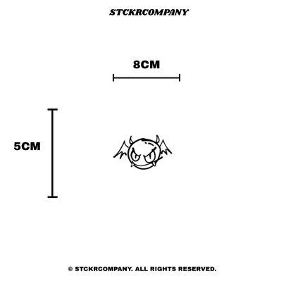 Stckrco. Şeytanı - Minimal Kask ve Motor Sticker | STCKRCOMPANY