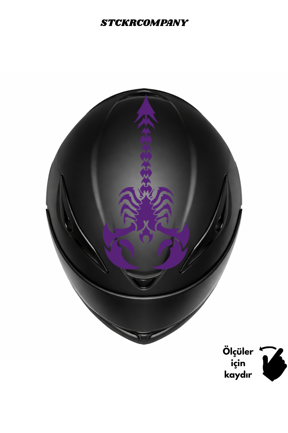 Akrep Kask Sticker - Kask Üstü Sticker | STCKRCOMPANY